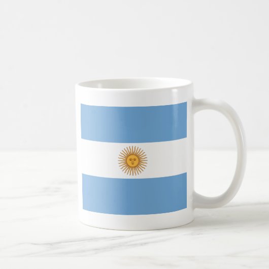アルゼンチン国旗 コーヒーマグカップ (右)