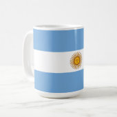 アルゼンチン国旗 コーヒーマグカップ (正面左)