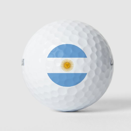 アルゼンチン国旗 ゴルフボール (正面)