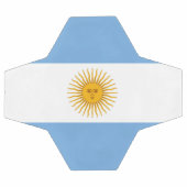 アルゼンチン国旗 サッカーボール (フラット)