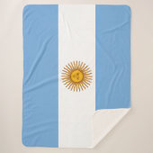 アルゼンチン国旗 シェルパブランケット (正面)