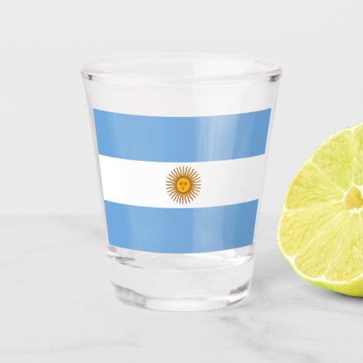 アルゼンチン国旗 ショットグラス (正面)