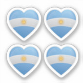 アルゼンチン国旗 シール (正面)
