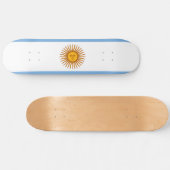アルゼンチン国旗 スケートボード (横)