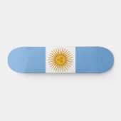 アルゼンチン国旗 スケートボード (横)