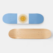 アルゼンチン国旗 スケートボード (横)