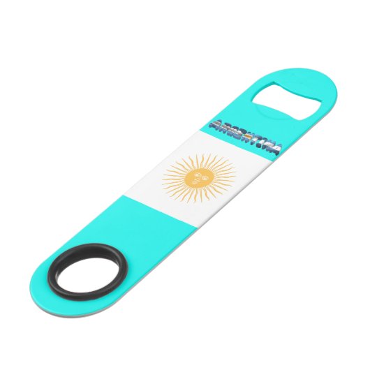 アルゼンチン国旗 スピード栓抜き (正面アングル)