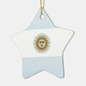 アルゼンチン国旗 セラミックオーナメント (左)