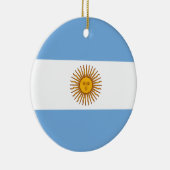 アルゼンチン国旗 セラミックオーナメント (右)