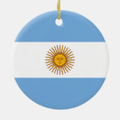 アルゼンチン国旗 セラミックオーナメント (裏面)