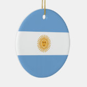 アルゼンチン国旗 セラミックオーナメント (右)