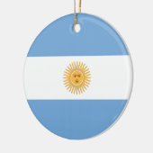 アルゼンチン国旗 セラミックオーナメント (左)