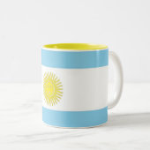 アルゼンチン国旗 ツートーンマグカップ (正面右)