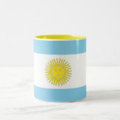 アルゼンチン国旗 ツートーンマグカップ (中央)