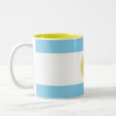 アルゼンチン国旗 ツートーンマグカップ (左)