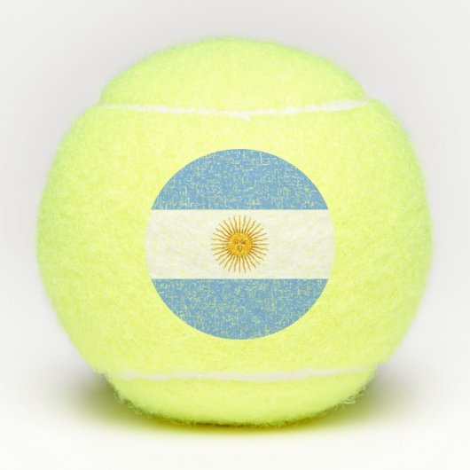 アルゼンチン国旗 テニスボール (正面)