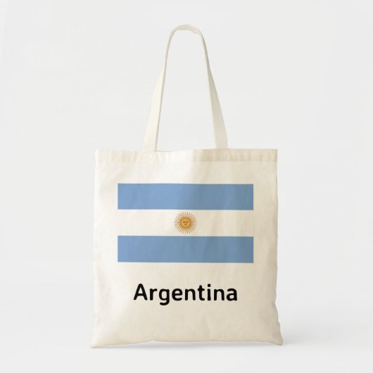 アルゼンチン国旗 トートバッグ (正面)