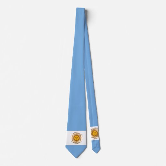 アルゼンチン国旗 ネクタイ (正面)