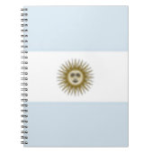 アルゼンチン国旗 ノートブック (正面)