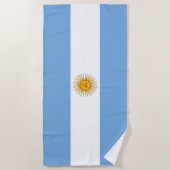 アルゼンチン国旗 ビーチタオル (正面)