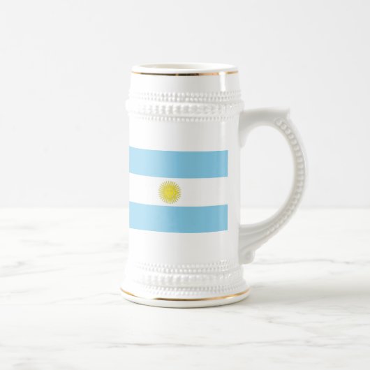 アルゼンチン国旗 ビールジョッキ (右)