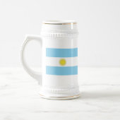アルゼンチン国旗 ビールジョッキ (左)
