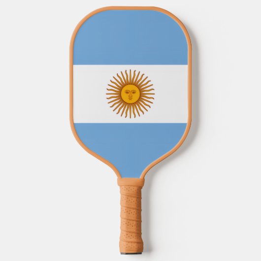 アルゼンチン国旗 ピックルボールラケット (正面)