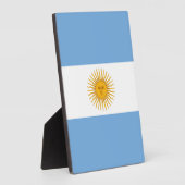 アルゼンチン国旗 フォトプラーク (側面)