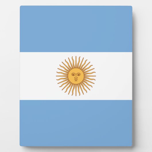 アルゼンチン国旗 フォトプラーク (正面)