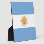 アルゼンチン国旗 フォトプラーク (側面)