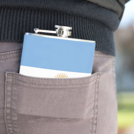 アルゼンチン国旗 フラスク (インサイチュ)