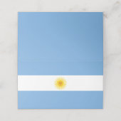 アルゼンチン国旗 プレイスカード (外部開封)