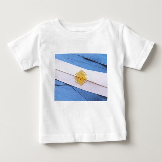 アルゼンチン国旗 ベビーTシャツ (正面)