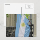アルゼンチン国旗 ポストカード (正面/裏面)