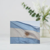 アルゼンチン国旗 ポストカード (スタンド正面)