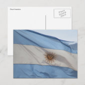 アルゼンチン国旗 ポストカード (正面/裏面)