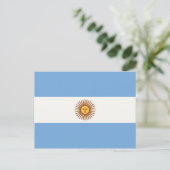 アルゼンチン国旗 ポストカード (スタンド正面)