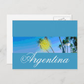 アルゼンチン国旗 ポストカード (正面/裏面)