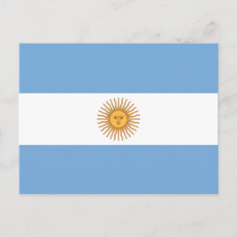 アルゼンチン国旗 ポストカード