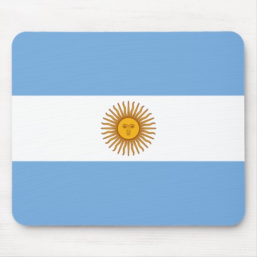 アルゼンチン国旗 マウスパッド (正面)