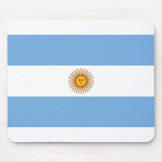 アルゼンチン国旗 マウスパッド (正面)