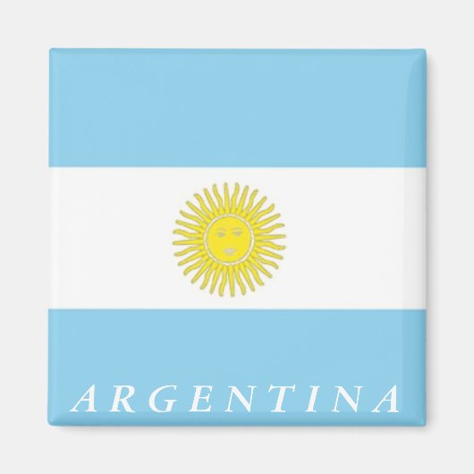 アルゼンチン国旗 マグネット (正面)