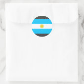 アルゼンチン国旗 ラウンドシール (バッグ)