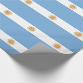 アルゼンチン国旗 ラッピングペーパー (角)