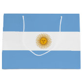 アルゼンチン国旗 ラージペーパーバッグ (正面)