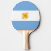 アルゼンチン国旗 卓球ラケット (正面)