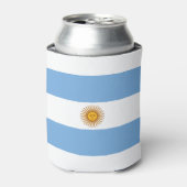 アルゼンチン国旗 缶クーラー (缶正面)