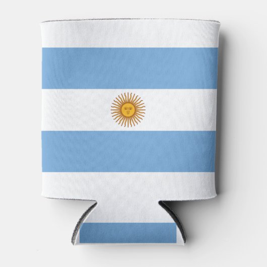 アルゼンチン国旗 缶クーラー (正面)