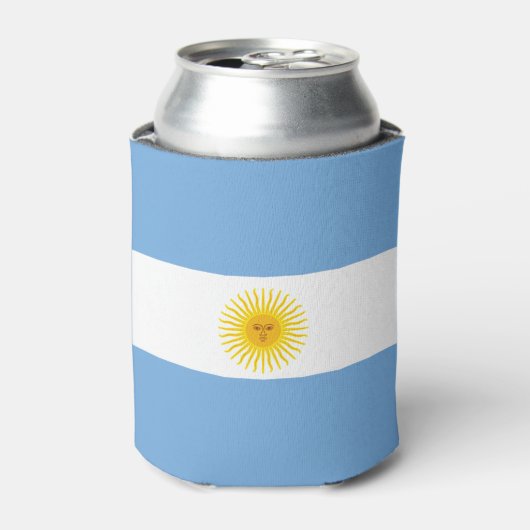 アルゼンチン国旗 缶クーラー (缶正面)