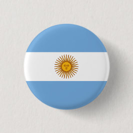 アルゼンチン国旗 缶バッジ